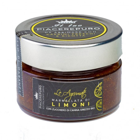 Marmellata al limoni e zuchero di canna grezzo biologico - Piacere Puro