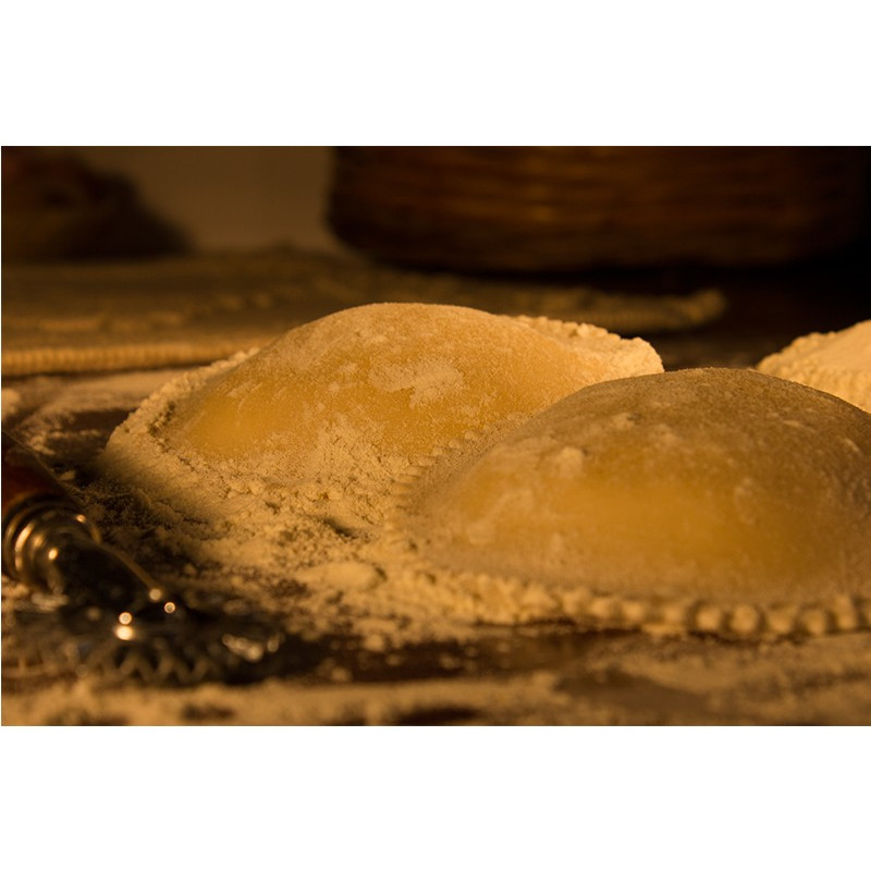 Ravioli with borage leaves - Sos Molinos